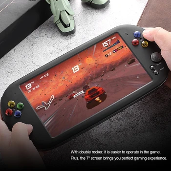 2020 naujas X16 nešiojamą retro vaizdo žaidimų konsolės, vidinė 16GB 7-colių ekranas žaidimų konsolės vaikų gimtadienio dovana žaislas
