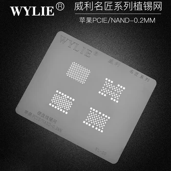 Wylie WL-00 PCIE NAND BGA Reballing Trafaretas 