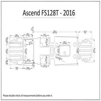 2016 Ascend FS128T Baidarių, Valčių EVA Putų Tiko Denio Grindų Padas Grindys