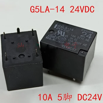 Naujas 10VNT/DAUG G5LA-14-DC24V G5LA-14 24VDC 24V 10A 5PIN