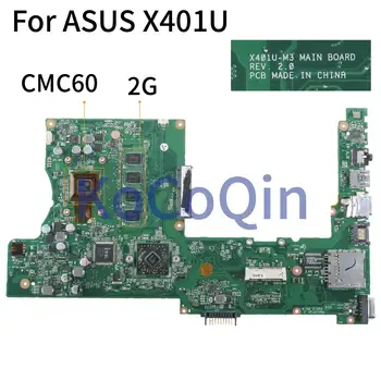 KoCoQin Nešiojamojo kompiuterio motininė plokštė, Skirta ASUS X401U X501U Mainboard APS.2.0 CMC60 2G RAM