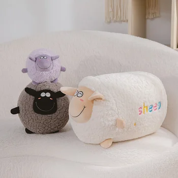Mielas avių grupės lėlės ins ėriukų sofos pagalvę vaikų kambarys turas avių miega lėlės avių pagalvė