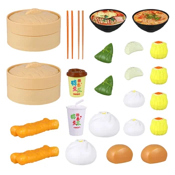 Žaislas Virtuvės Žaislai Žaisti Pusryčiai Kidspretend Kinijos Nustatyti Padirbtų Virimo Mini Priedai Setsplayset Miniatiūriniai Realus Modeliavimas