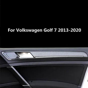 Anglies Pluošto Spausdinti Automobilio Salono Durų apdailos Lipdukas, Apima Liejimo Apdaila Volkswagen Golf 7 2013 - 2016 2017 2018 2019 2020
