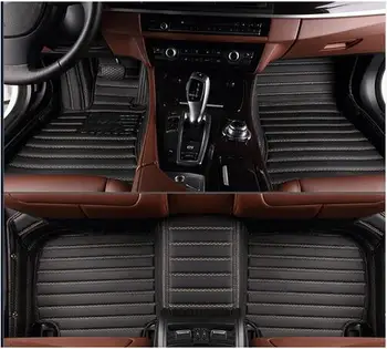 Geriausia kokybė! Custom specialių automobilių kilimėliai BMW F45 2 Serija 218i 225i 228i 2017-2014 patvarus, neslidus kilimai,Nemokamas pristatymas