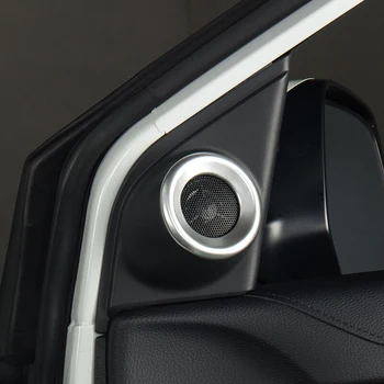 Honda CRV CR-V 2017 2018 ABS Matinis Vidaus Durų ramstis Stereo Garsiakalbis Žiedas Dangtelis Trims Automobilių Optikos Reikmenys 2vnt