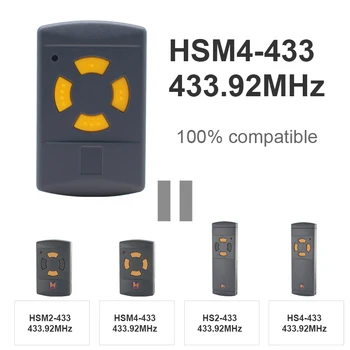 Hormann garažo vartų nuotolinio valdymo geltona 4 klavišą HSM2 HSM4 433.92 MHz rankinį siųstuvą 868MHz