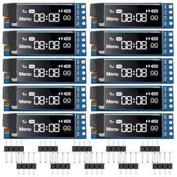 10 Rinkinys, OLED Ekranas Modulis SSD1306 Vairuotojo IIC I2C Serijos Savarankiškai Šviesos Ekranas Valdybos Arduino Aviečių PI