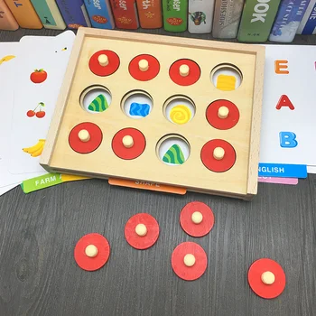 JaheerToy Montessori Ankstyvos Vaikystės Žaislai Atminties Žaidimas Darbastalio Tėvų Vaikų Bendravimą Žaislas Matematikos Mokymo Priemonių Dovanos