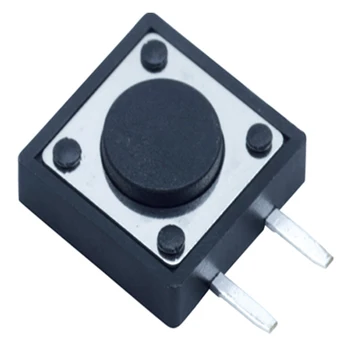 50PCS 12*12*4.3/4.5/5.0/5.5/6.0/6.5/7.0 mm jutiklinį jungiklį akimirksnį lytėjimo jungiklis SMT 2 pin vario pin tact switch