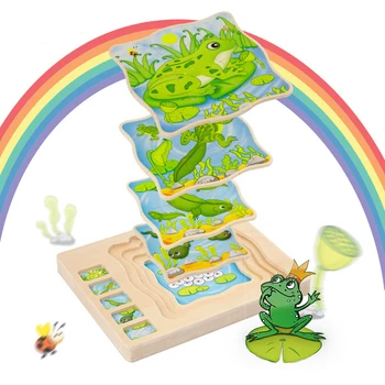Biologija Montessori Medžiagų Švietimo Mediniai Žaislai Vaikams Forg Drugelis Dėlionės Vaikams Mokymosi Žaislas