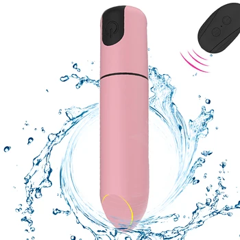 USB Įkrovimo Galingas Vibratorius Kulka Moterų Klitorio Stimuliatorius Makšties G Spot Masturbacija Nuotolinio Valdymo Vibratorius Suaugusiųjų Sekso Žaislai