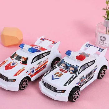 Modeliavimo Vaikų Policijos Žaislas Automobilis Modelio Traukti Atgal Plastiko Off-road Transporto priemonė Rinkti Dovanų Berniukas Vaikų Žaislai