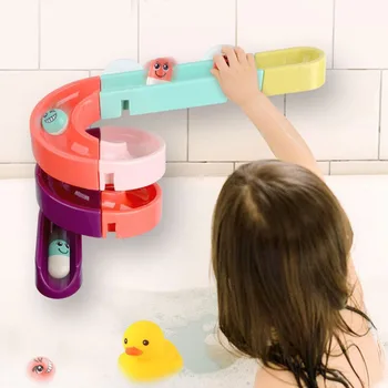 Naujas Mielas Antis Kūdikių Vonios Žaislai Kelio Skaidrių Vandens Žaisti Žaislai Vaikams, Vonios kambarys Stipri Siurbimo Taurės Žaislai, Žaidimai Vaikams Dušo Žaislai