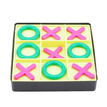 Plastikinių O X Tic-Tac-Toe Šachmatai, Vaikų Žaislai, Dėlionės Nustatyti Smegenų Kibinimas Naudotis Įrankis Mokymosi Plėtros Šachmatų Vaikams Žaislas Dovana
