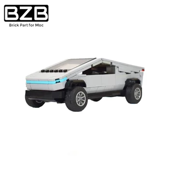 BZB SS 34830 Miesto aukštųjų Technologijų Cyber Sunkvežimių Off-Road Lenktynių Automobilių Blokai Modelis Vaikų Berniukų 