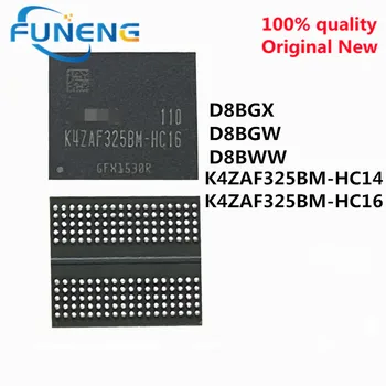 （1PCS）100% išbandyti labai gerą GDDR6 2GB K4ZAF325BM-HC14 K4ZAF325BM-HC16 k4zaf325bm hc16 D8BGX D8BGW D8BWW BGA Chipsetu