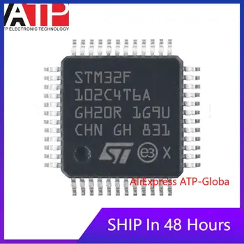 1PCS STM32F102C4T6A LQFP48 STM32F102 Mikrovaldiklis Chip IC integrinio Grandyno visiškai Naujas Originalus sandėlyje