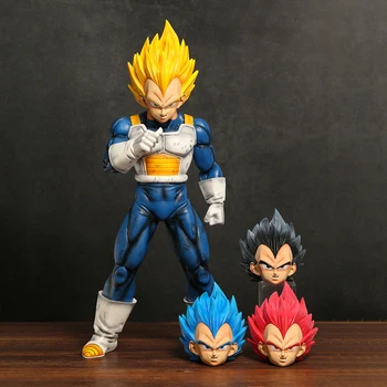 Dragon Ball Z Ichiban Kuji Super Saiyan Vedžitas Mėlyna Raudona Plaukų Kintantis Paveikslas Modelis Žaislas Colletible Statula 41cm