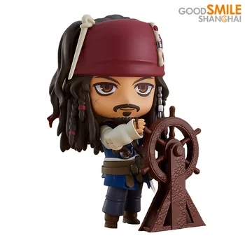 Gera Šypsena Originalus Nendoroid 1557 Piratai On Stranger Tides Jack Sparrow TGS Kolekcijos Modelis Anime Pav Veiksmų Skaičius, Žaislai