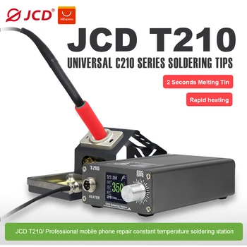 JCD T210B Litavimo Stotis 75 W lituoklio 2S Lydymosi Alavo Greito Atšilimo LED Skaitmeninis Ekranas, Telefono Remontas, Suvirinimo Įrankiai,