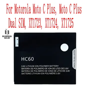 10vnt /daug visiškai naujas Originalus 4000mAh HC60 Baterija Motorola Moto C Plus Dual SIM, XT1723, XT1724, XT1725 Mobilusis Telefonas