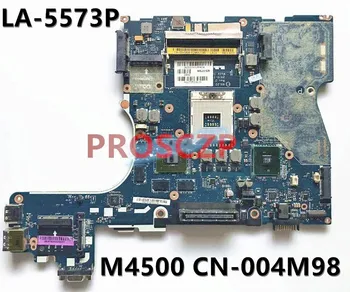 KN-004M98 004M98 04M98 Mainboard DELL Precision M4500 Nešiojamas Plokštė Sąsiuvinis Su NAL22 LA-5573P DDR3 100% veikia Gerai