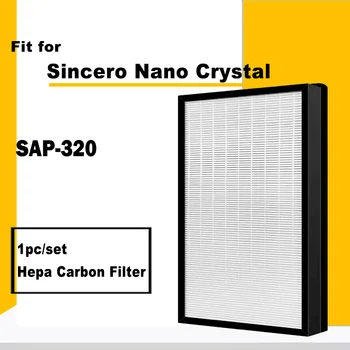 Už Sincero Nano Crystal Oro Valytuvas SAP-320 Aktyvintos Anglies ir Hepa Filtras