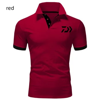 Daiwa vyriški golfo drabužius, polo marškinėliai, vyriški trumpomis rankovėmis paprasto spalvos laisvalaikio marškinėliai mados kratinys polo marškinėliai, vyriški vasaros 2022