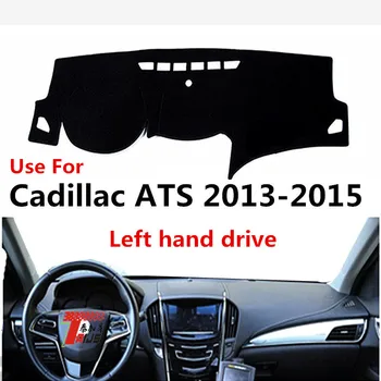 Taijs Kairėje Ratai Gerai Didelis Sintetinio Pluošto Automobilio prietaisų Skydelio Dangtelį Dashmat už Cadillac ATS 2013 2014 2015 Gražus Pjovimo