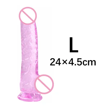 Dildo Moterų Želė Mažas Realus Stipri Siurbimo Taurės Big Penis Penis Intymios Prekės, Sekso Žaislai Moterims, Suaugusiems 18 Produktų Parduotuvė