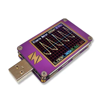 Naujas ZY1280E oscilloscope USB įtampos pralaidumas testeris ripple greito įkrovimo protokolo PD3QC4SCPPSVOOC