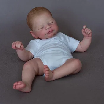 52CM Naujagimis Kūdikis Reborn Lėlės Timothy Miega Kūdikis Aukštos Kokybės Genesis Vertus Dažytos Lėlės su 3D Odos Matomas Venų