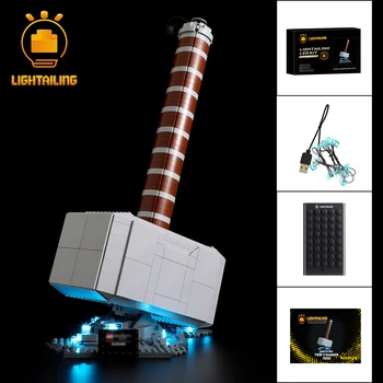 LIGHTAILING LED Šviesos Rinkinys 76209 Thor ' s Hammer Statybinių Blokų Rinkinį (NĖRA Įtraukti į Modelį), Plytos, Žaislai Vaikams