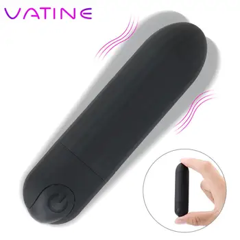 Kulka Vibratorius Klitorio Stimuliatorius USB Įkrauti Nuotolinio Valdymo 10 Greičio Stiprios Vibracijos Makšties Massager Sekso Žaislai Moterims