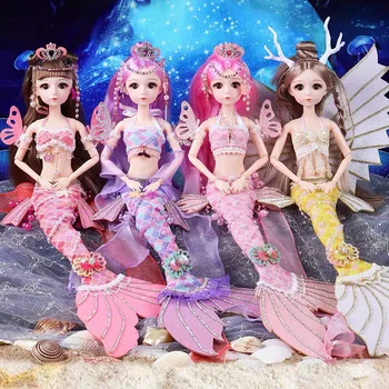 Undinė Lėlės Dydis 30cm Mermaid Princess Žaislas Modeliavimas Lėlės Rinkinys, Maža Mergaitė, Vaikų Gimtadienio Dovana