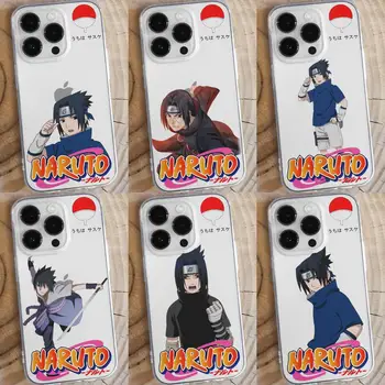 Uchiha Sasuke Iphone 14 Pro Max Atveju, Minkštas Dėvėti, Atsparus 13 12 11 X XR XS 8 7Plus Naruto Ninja Skaidrus Anime Silikono Žaislai
